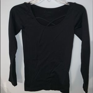 Long Sleeve Black Top